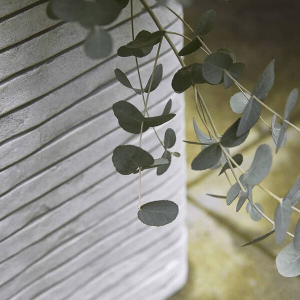 Capi Planter Nature Row Square 40x40 cm Ivory KRWI903