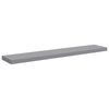 vidaXL Floating Wall Shelves 4 pcs Grey 120x23.5x3.8 cm MDF