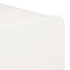 vidaXL Bedside Table with Drawer White 39 x 34 x 33 cm Solid pinewood
