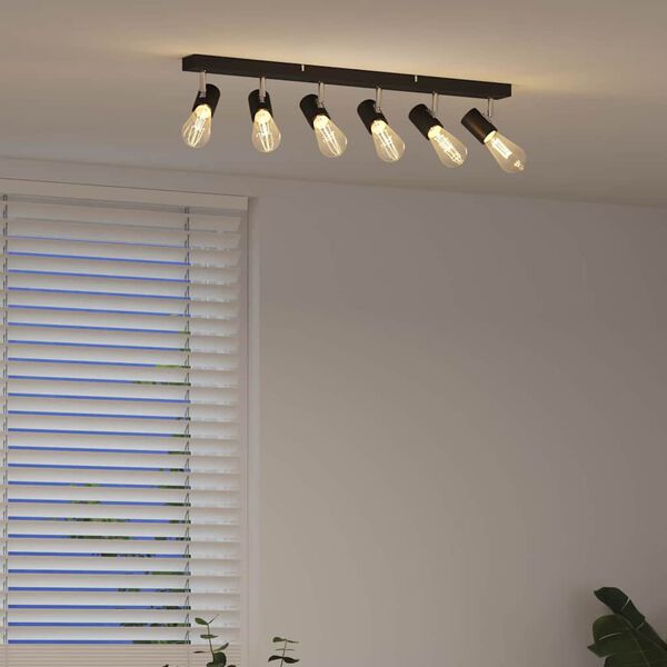 vidaXL Ceiling Spotlight Black 73 x 6.5 x 11.5 cm Metal