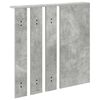 vidaXL Wall-Mounted Coat Rack with Shelf Concrete grey 84 x 10 x 80 cm