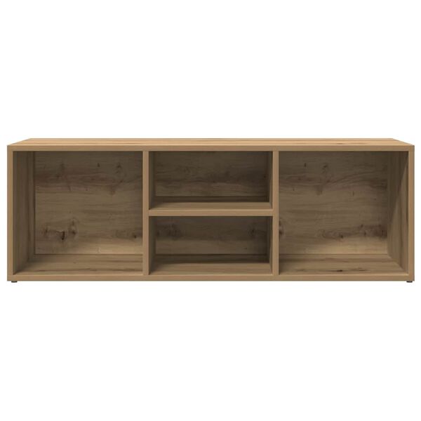 vidaXL Shoe Storage Bench Artisan Oak 105x35x35 cm Engineered Wood