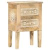 vidaXL Hand Painted bedside Cabinet 40x30x60 cm Solid Mango Wood