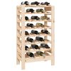 vidaXL Wine Rack 61.5x30x107.5 cm Solid Wood Pine