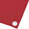 vidaXL Balcony Screen Red 75x800 cm 100% Polyester Oxford