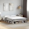 vidaXL Bed Frame without Mattress Grey Sonoma 160x200 cm