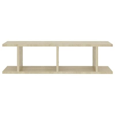 vidaXL Wall Shelves 2 pcs Sonoma Oak 75x18x20 cm Engineered Wood