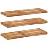 vidaXL Floating Shelves 3 pcs 80x30x4 cm Oil Finished Solid Wood Acacia