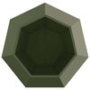 vidaXL Planter 2 pcs Olive Green 100 x 100 x 80 cm Steel