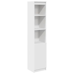 vidaXL Highboard White 37,5x35x180 cm Engineered Wood