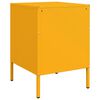 vidaXL Bedside Cabinet Mustard Yellow 36x39x50.5 cm Steel