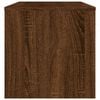 vidaXL TV Cabinet Brown Oak 120x34x37 cm Engineered Wood