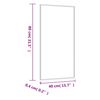 vidaXL Wall Mirror 40x80 cm Glass Rectangle