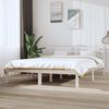 vidaXL Bed Frame without Mattress White 120x200 cm Solid Wood Pine