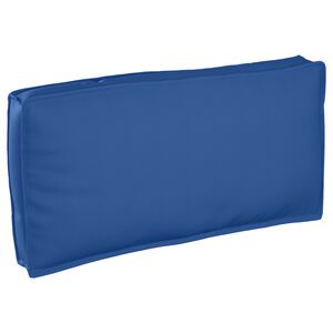 vidaXL Pallet Cushion for Seat / Backrest Royal blue 120 x 60 x 12 cm