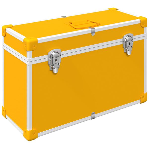 vidaXL Cabinet Handles 2 pcs Mustard Yellow 85 x 45 mm Metal