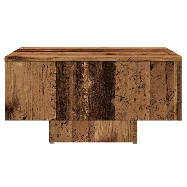 vidaXL Coffee Table Old Wood 60x60x31.5 cm Engineered Wood