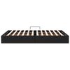 vidaXL Storage Bed with Mattress Black 120 x 190 cm Faux leather