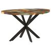vidaXL Dining Table 140x80x75 cm Solid Reclaimed Wood