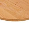 vidaXL Table Top Light Brown 140x60x2 cm Solid Wood Oak Oval