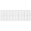 vidaXL Gabion Wall with Cover Galvanised Steel 600x50x200 cm