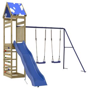 vidaXL Outdoor Playset Impregnated Wood Pine