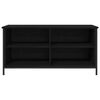 vidaXL TV Cabinet Black Oak 100 x 40 x 50 cm Engineered Wood