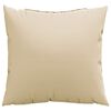 vidaXL Sofa Cushions 4 pcs Beige 40x40 cm Fabric