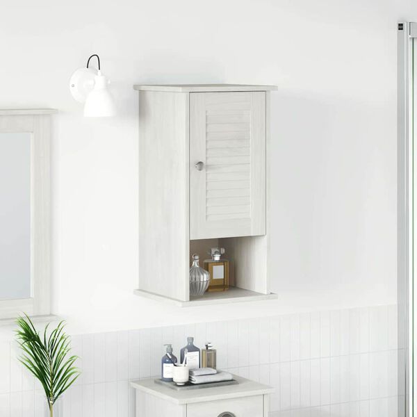 vidaXL Bathroom Cabinet VIGO White and Antique White 37 x 34 x 71.5 cm