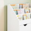 vidaXL Kids Bookshelf White 60 x 29.5 x 69 cm Engineered Wood