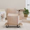 vidaXL Dolly Trolleys 2 pcs Rectangular Engineered Wood