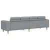 vidaXL Sofa Set Light grey Fabric