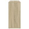 vidaXL Sideboard Sonoma Oak 90.5x29.5x65 cm Engineered Wood