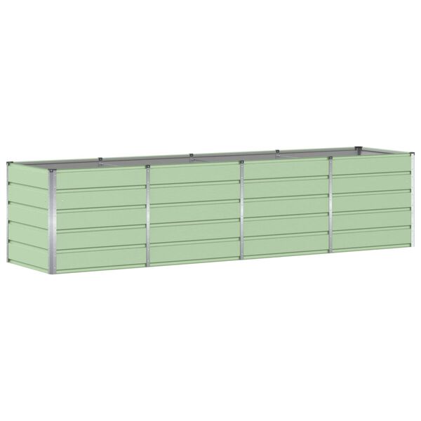 vidaXL Planter Green 320 x 80 x 75 cm Steel
