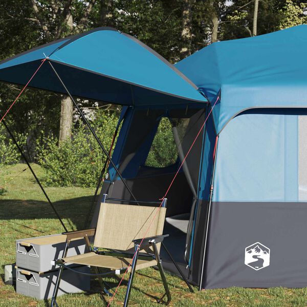 vidaXL Instant Tent Folding ALTA Blue 458 x 458 x 230 cm Steel