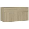 vidaXL Sink Cabinet | Sonoma oak | Engineered wood | 90x38.5x46 cm