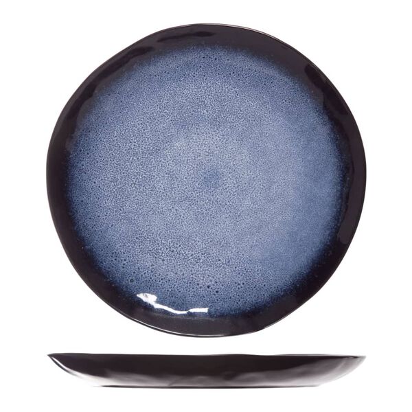 Cosy & Trendy Plat Plate Sapphire 3 pcs &Oslash;27 cm Sapphire Blue