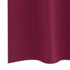 vidaXL Blackout Curtains with Rings 2 pcs Wine Red 225 x 140 cm