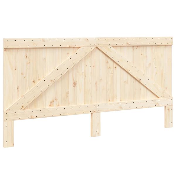 vidaXL Headboard 200x104 cm Solid Wood Pine