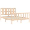 vidaXL Bed Frame without Mattress 140x190 cm Solid Wood Pine