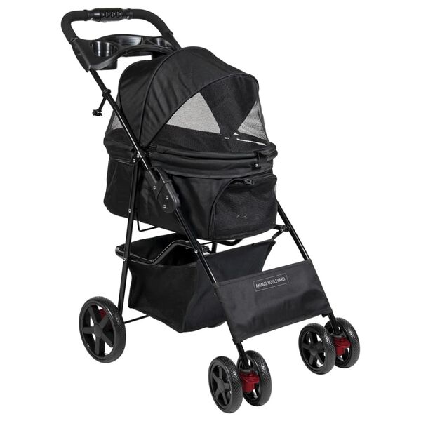 Animal Boulevard Pet Buggy Travel XS 86x46x95 cm Black