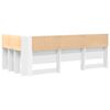 vidaXL Storage Headboard with Shelf White 90 cm Engineered Wood