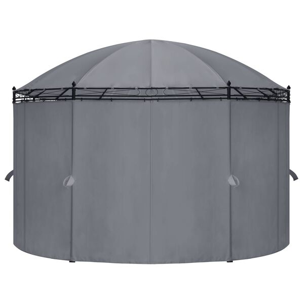 vidaXL Gazebo with Curtains 520x349x255 cm Anthracite
