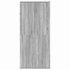 vidaXL Shoe Cabinet with Door Grey 80 x 39 x 180 cm Engineered wood