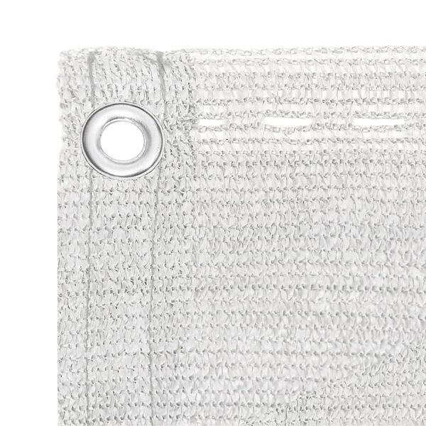 vidaXL Balcony Screen HDPE 75x400 cm White