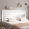 vidaXL Wall Headboard White 206x3x91.5 cm Solid Wood Pine