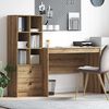 vidaXL Desk with Drawer 2 pcs Artisan Oak