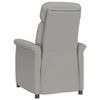 vidaXL Recliner Chair Light Grey Light grey 70.5 x 96.5 x 95 cm Fabric