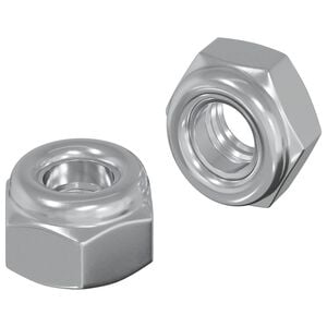 vidaXL Nut 2 pcs Silver M6 x 10 mm Iron