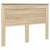 vidaXL Bed Frame with Headboard Sonoma 160 x 200 cm Solid Pine Wood